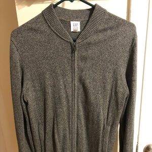 Gap Gray sweater with zipper